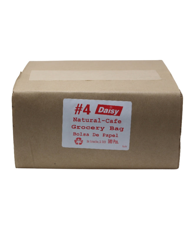 BAG PAPER #4 BROWN 500/BNDL