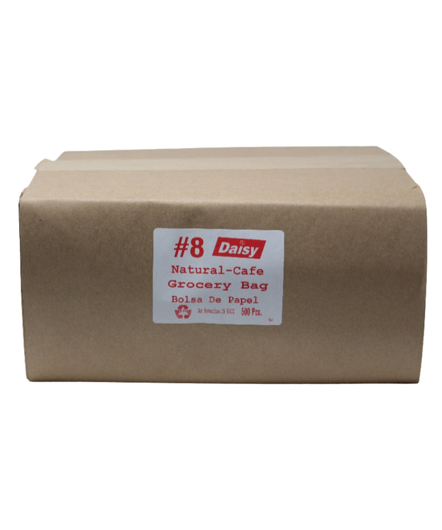 BAG PAPER #8 BROWN 500/BNDL