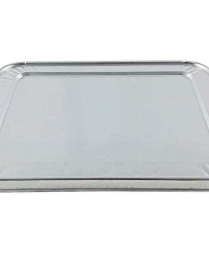 ALUMINUM LID FOR 1/2 SIZE ALUMINUM FOIL PAN 100/CS.