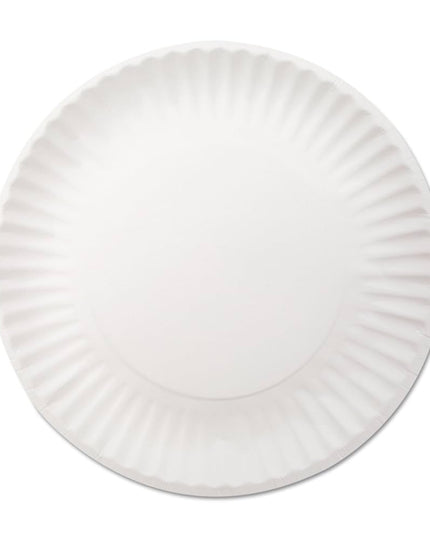 PLATE PAPER 9'' WHITE 12/100 PCS.
