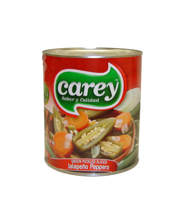 CAREY JALAPENOS RAJAS SLICED 6/10 LBS.