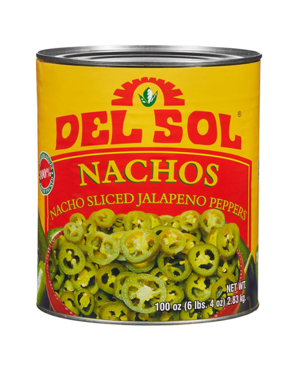 DEL SOL JALAPENOS SLICED NACHO 6/10
