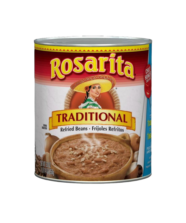 ROSARITA TRADITIONAL REFRIED BEANS 12/30 OZ.
