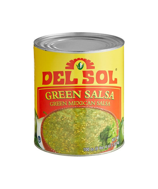 DEL SOL SALSA MEXICAN GREEN 6/10 LBS.