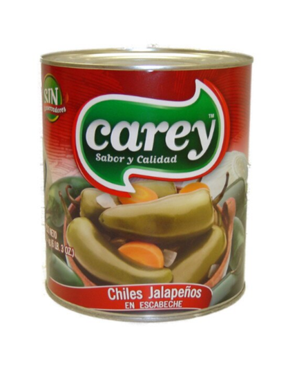 CAREY JALAPENOS WHOLE EN ESCABECHE 6/10#