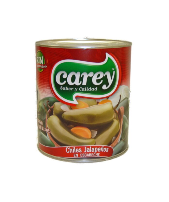 CAREY JALAPENOS WHOLE EN ESCABECHE 6/10#