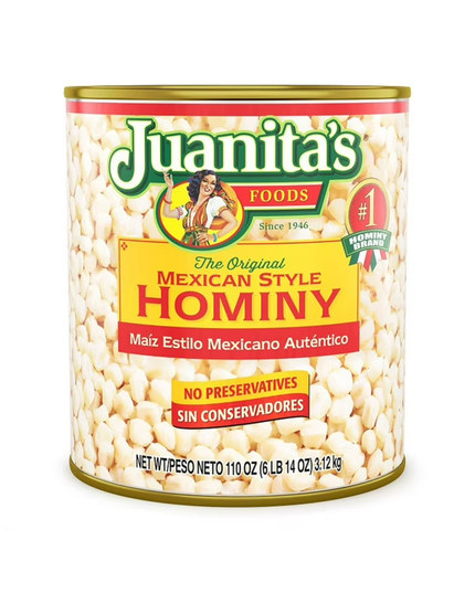 JUANITAS MEXICAN STYLE HOMINY 6/10#