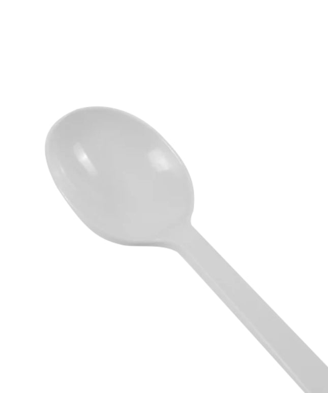 EXTRA HEAVY GIANT SOUP SPOON WHITE 10/100 CS