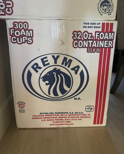32 OZ REYMA FOAM CUP 1 LT. 300/CS