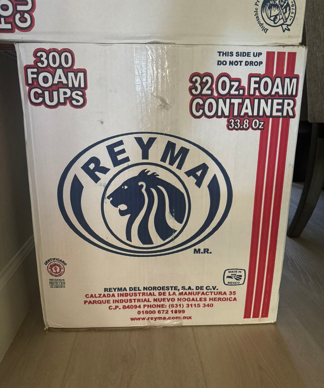 32 OZ REYMA FOAM CUP 1 LT. 300/CS