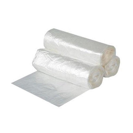 40 X 48 CLEAR TRASH BAGS 14mic 250/CS.