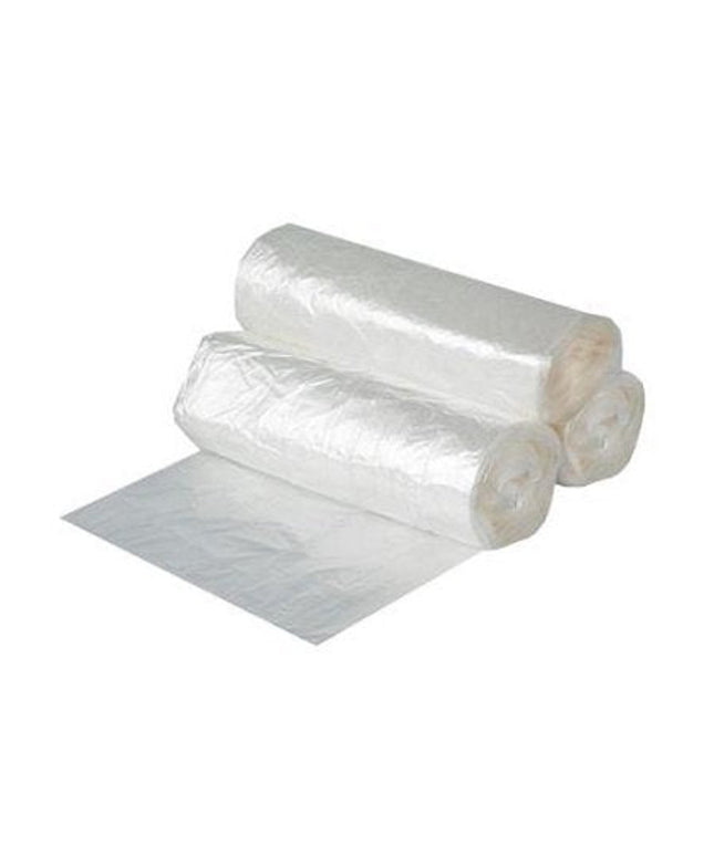 40 X 48 CLEAR TRASH BAGS 14mic 250/CS.