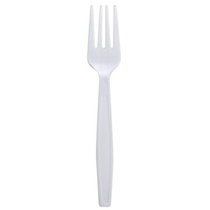 CUTLERY FORKS HVY DTY WHITE 1000/CS