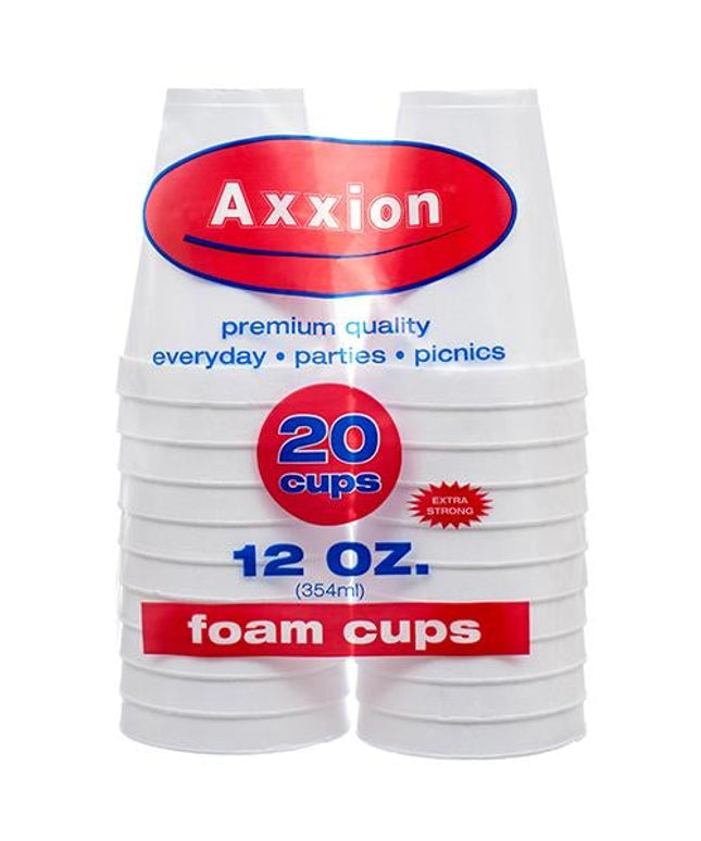 AXXION FOAM CUP 12 OZ. 18/18